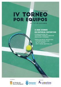 cartafol do torneo de tenis por equipos de As Pontes